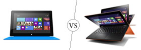 Microsoft Surface RT vs Lenovo IdeaPad Yoga 11