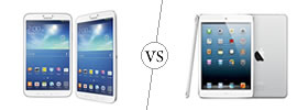 Samsung Galaxy Tab 3 8.0 vs iPad