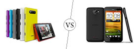 Nokia Lumia 820 vs HTC One X