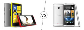 Nokia Lumia 920 vs HTC One