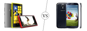 Nokia Lumia 920 vs Samsung Galaxy S4