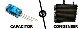 Capacitor vs Condenser