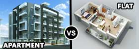 Apartment vs Flat