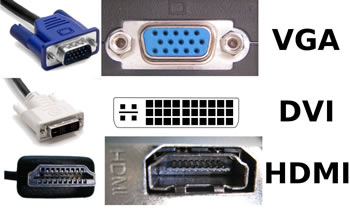 Difference HDMI, and DVI | HDMI vs VGA DVI